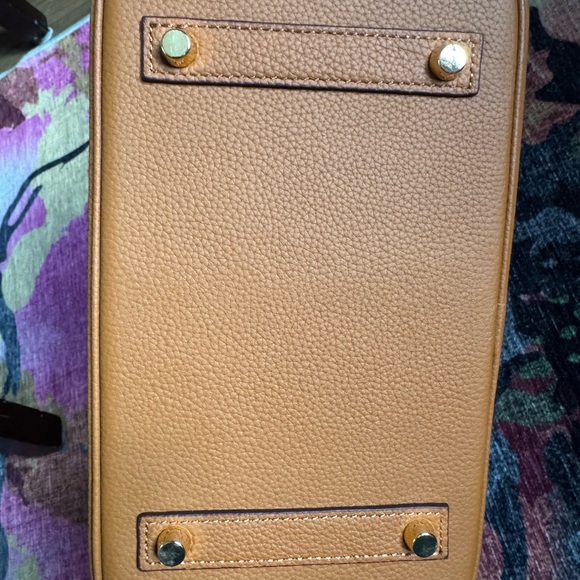 Wirkin Firkin Brown Leather Handbag - Picture 8 of 9